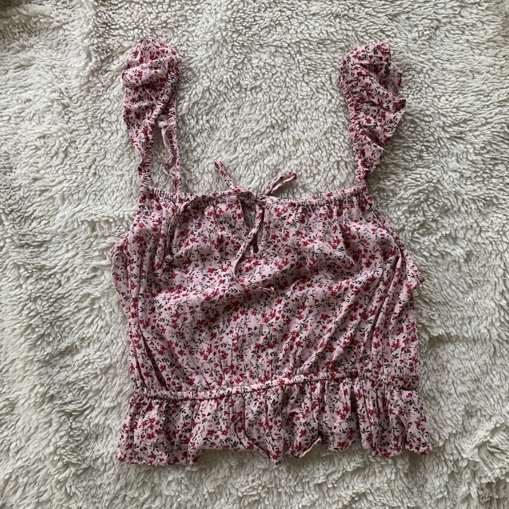 Pink American Eagle Tank Top